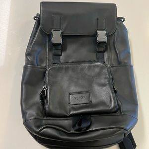 Coach Leather Backpack